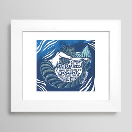 Anais Nin Mermaid Depths Framed Art Print