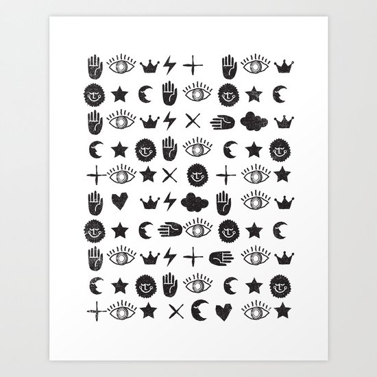 ICONOGRAPHY Art Print