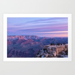 Dawn at Grand Canyon Art Print