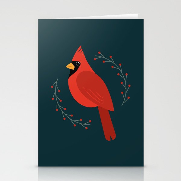 Male Cardinal Stationery Cards