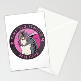 Little Thumbelina Girl: Pink Lightning Fan Club Stationery Card