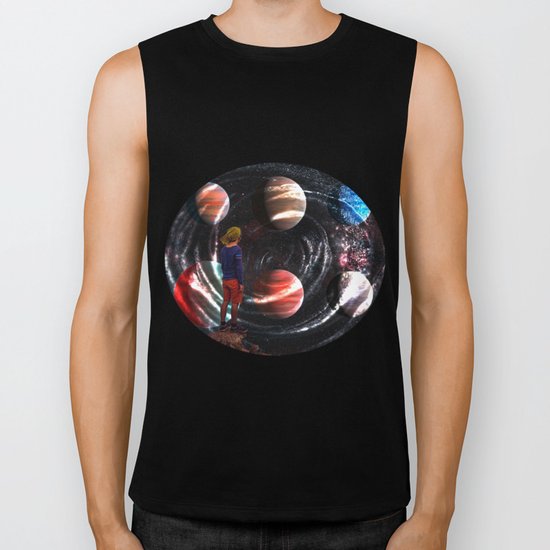 Planets Biker Tank