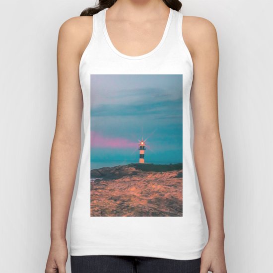 Lighthouse of the Isla Pancha Unisex Tank Top