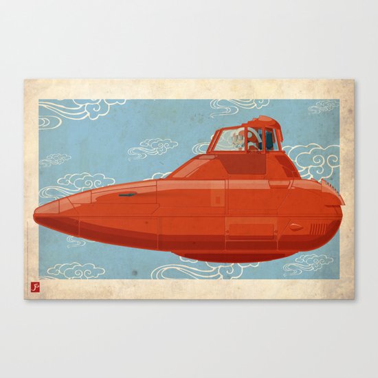 Twin Pod Cloud Car The Empire Strikes Back Canvas Print