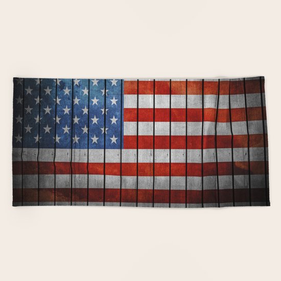 American Flag Beach Towel