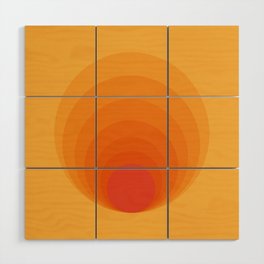 Sun Spiral | Bauhaus I Wood Wall Art