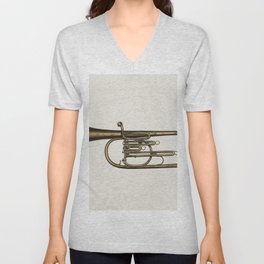 Baritone Horn V Neck T Shirt
