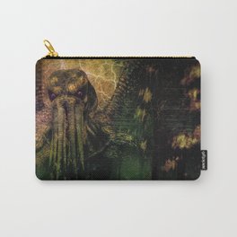 H. P. Lovecraft's Ctulhu mythos horror fiction monster Providence, Rhode Island I am providence artwork / art / wall decor Carry-All Pouch