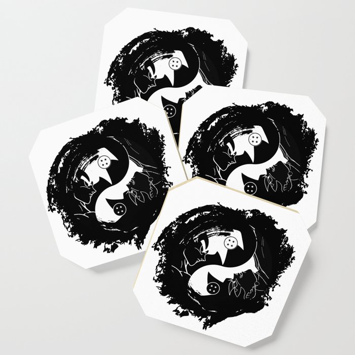 Goku Vs Goku Black Dragon Ball Super Coaster By Makaiworld Society6