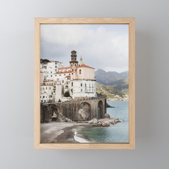 Amalfi Coast, Atrani Framed Mini Art Print