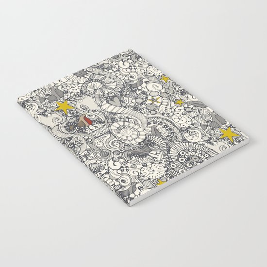 christmas robin tree Notebook