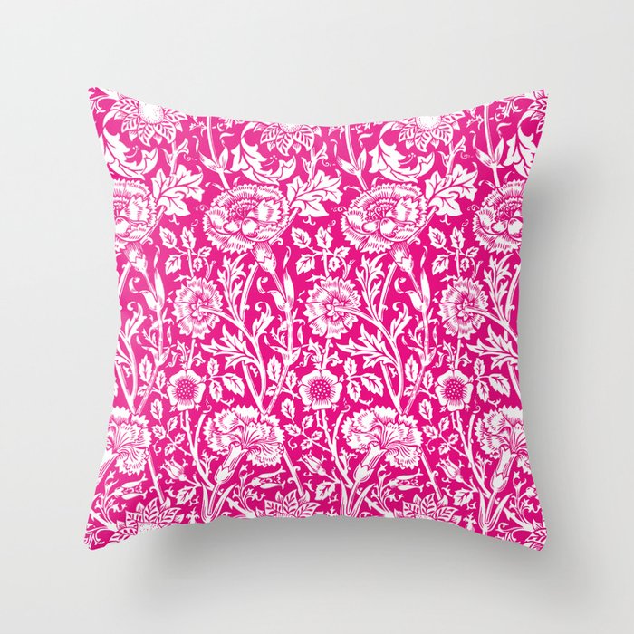 Vintage Flower Patterns Throw Pillow