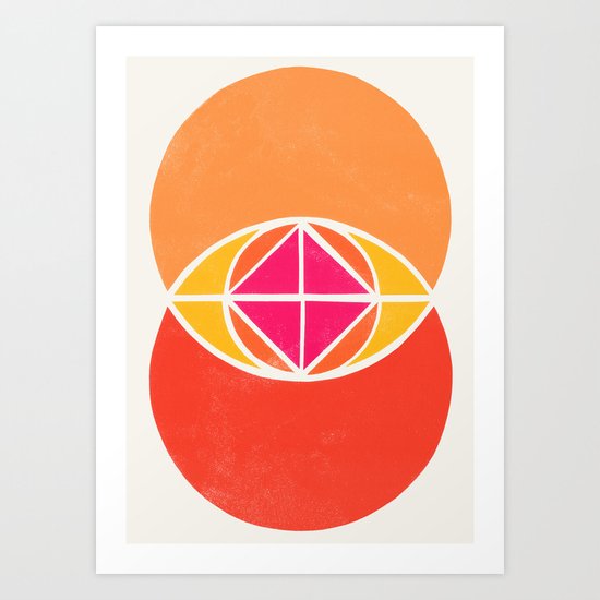 Vesica Piscis 3 Art Print
