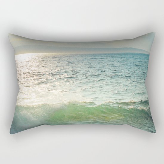 Pā'ako Beach Iridescence Rectangular Pillow