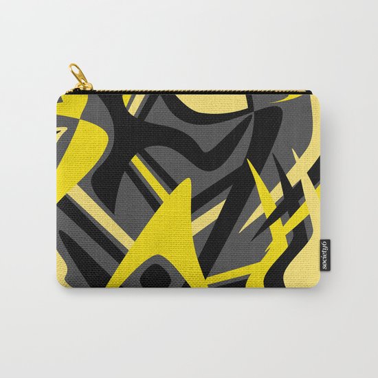 Yellow Puff Carry-All Pouch