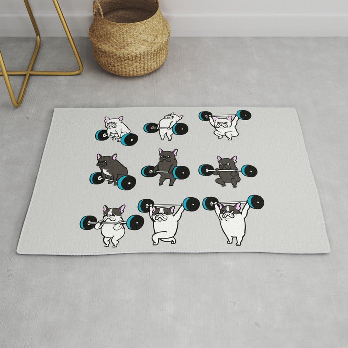 OLYMPIC LIFTING FRENCHIE Rug