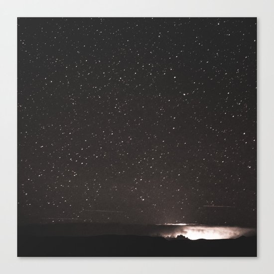 Starry Summer Night in Arizona Canvas Print
