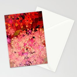 Two Different Worlds -- Floral Pattern Stationery Cards