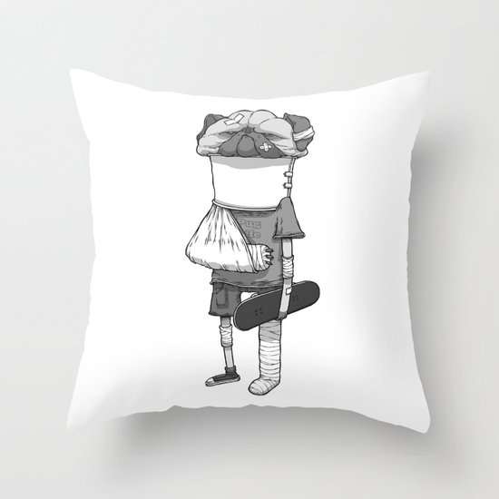 That pug. Throw Pillow