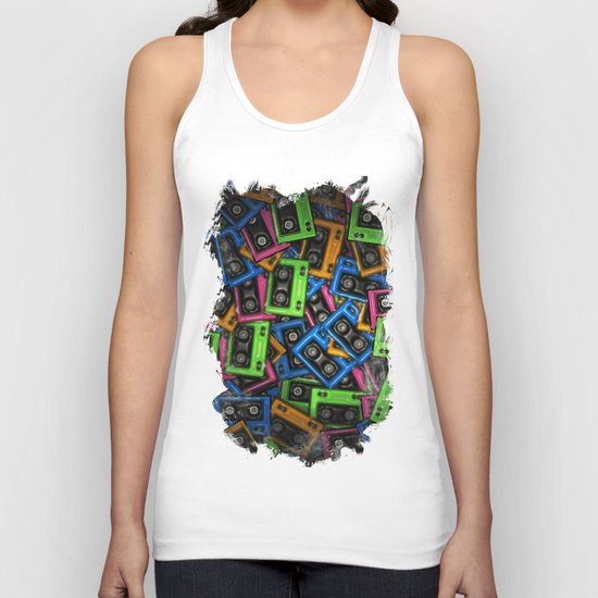Cassete Unisex Tank Top