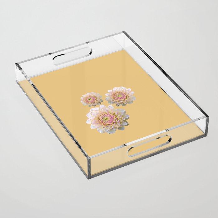 Dahlias Acrylic Tray