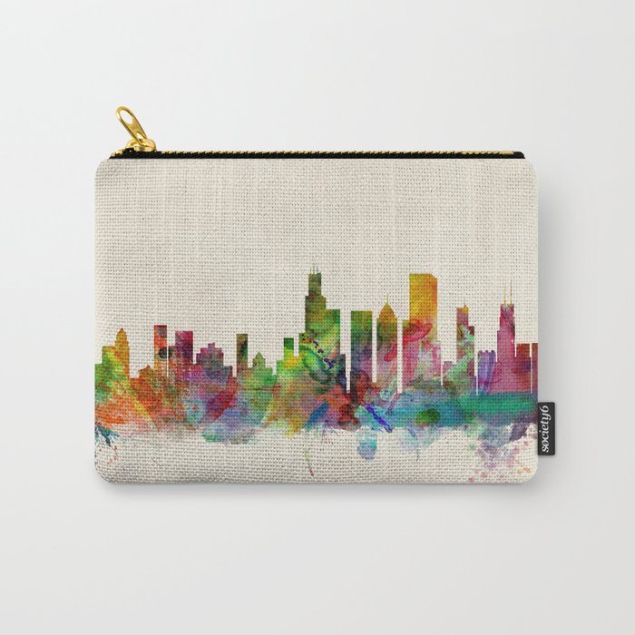 Chicago City Skyline Carry-All Pouch