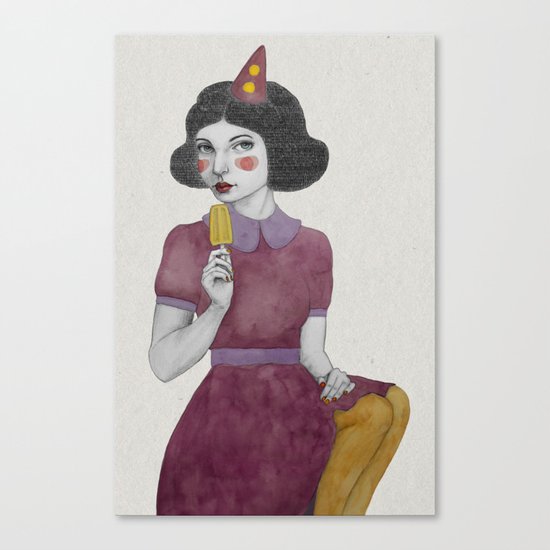 Andria dressed more colourful Canvas Print