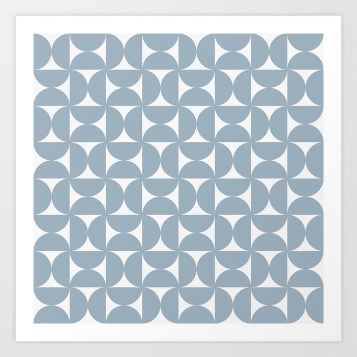 Patterned Geometric Shapes CXLII Art Print