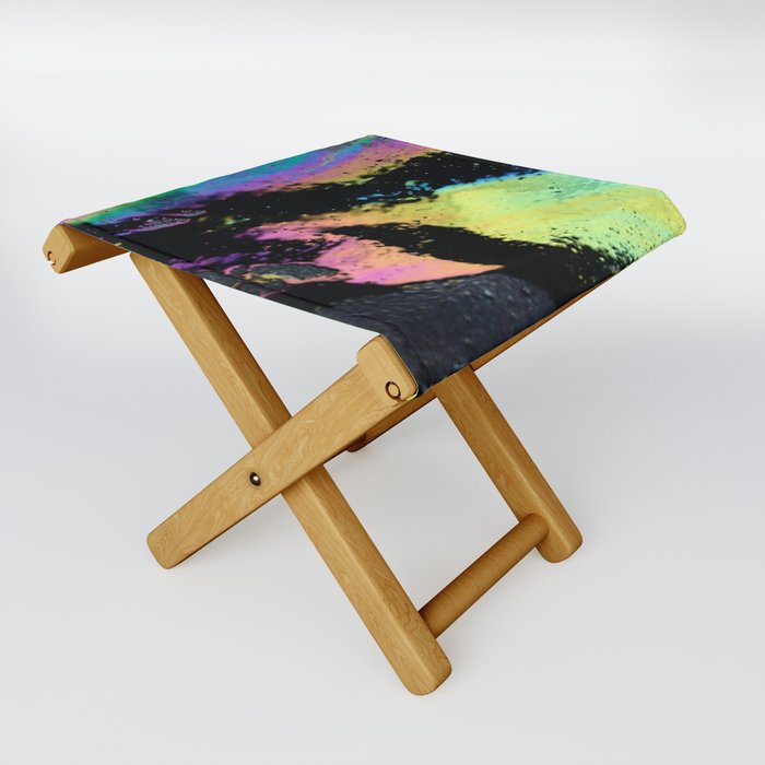 Water and Oil Folding Stool