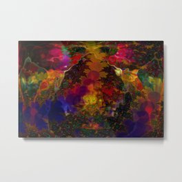 Stereo Trippin' Psychedelic Fractal Metal Print