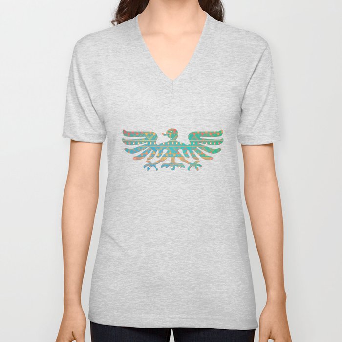 Inspired Aztec Pattern 2 V Neck T Shirt