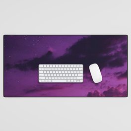 Purple Sky Night Desk Mat