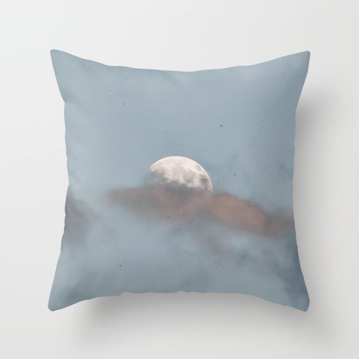 Summer Moon | Nature and LandscapePhotography Throw Pillow