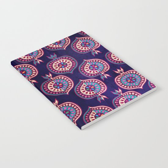 Decorative pomegranate pattern Notebook