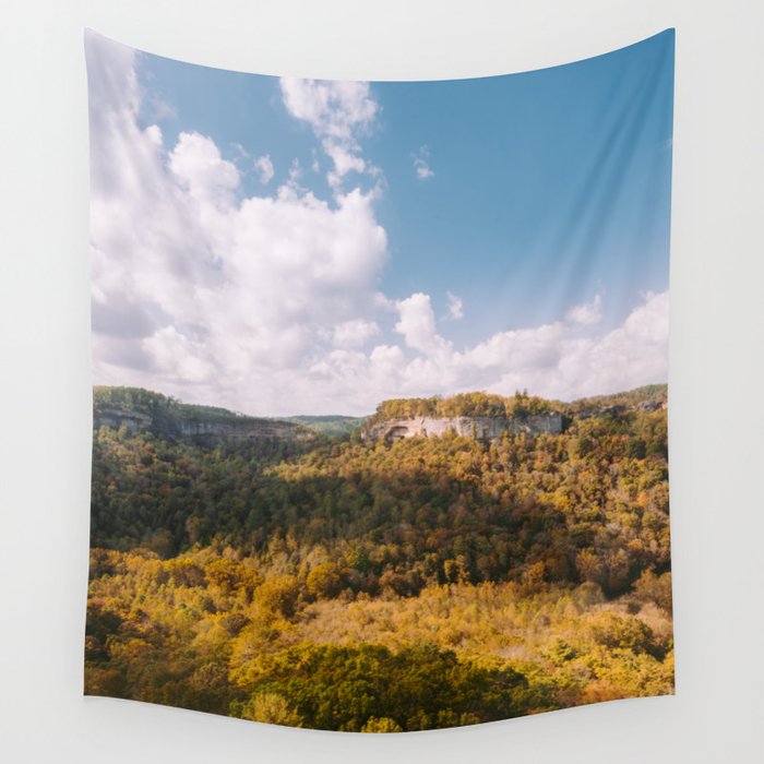View from Chimney Top Rock - Red River Gorge, Kentucky Wall Tapestry