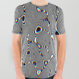 Acid Glitch All Over Graphic Tee
