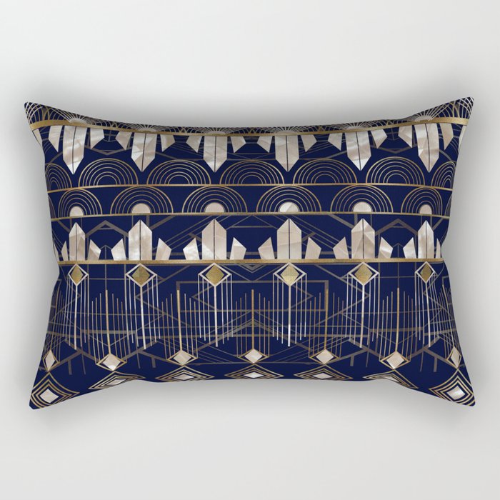 art deco glamour Rectangular Pillow