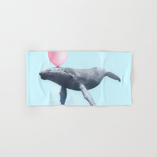 BUBBLEGUM WHALE Hand & Bath Towel