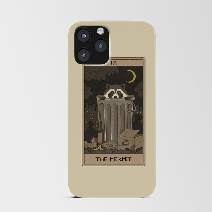 The Hermit - Raccoons Tarot iPhone Card Case