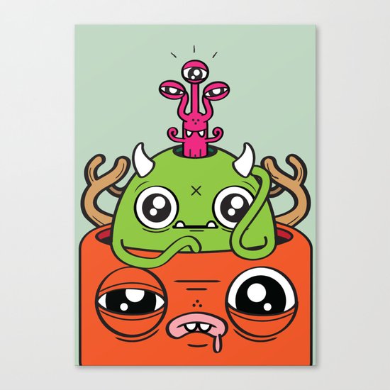 Monster Mind Canvas Print