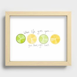 Citrus Recessed Framed Print