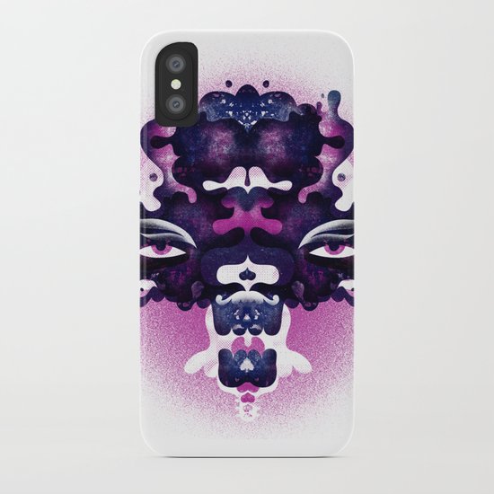 Rorschach madness iPhone Case