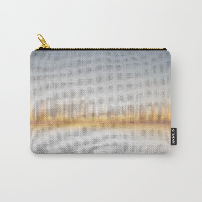 Sunset City skyline - Digital Art/illustration - abstract cityscape Carry-All Pouch