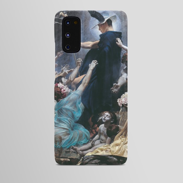 Souls on the Banks of the Acheron painting 1898 Android Case