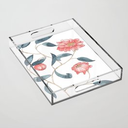 Chrysanthemum Acrylic Tray