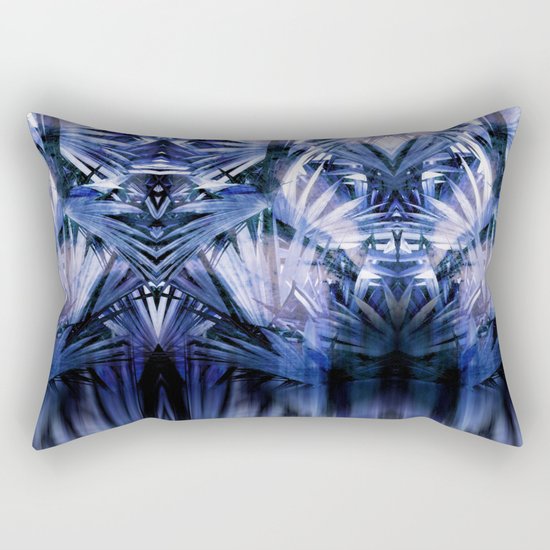 Palm With Gradient Rectangular Pillow
