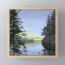 canoe Framed Mini Art Print