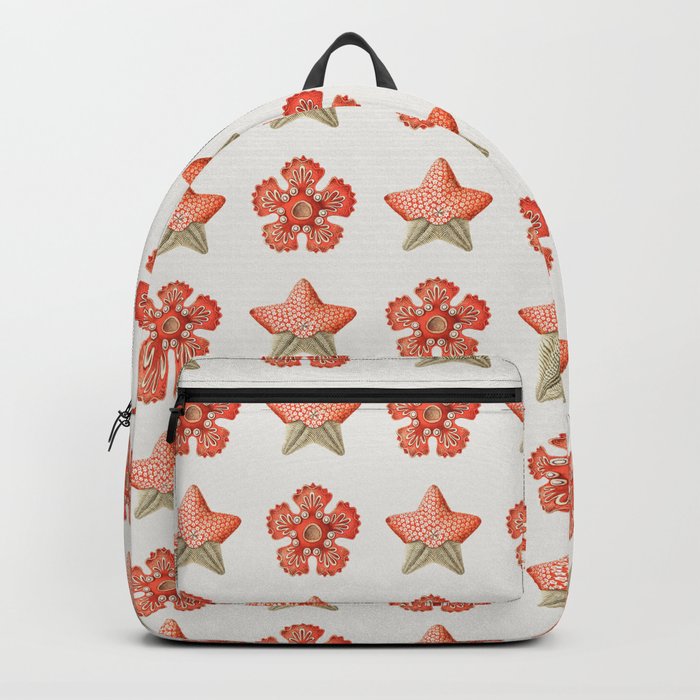 Starfish Pattern Backpack