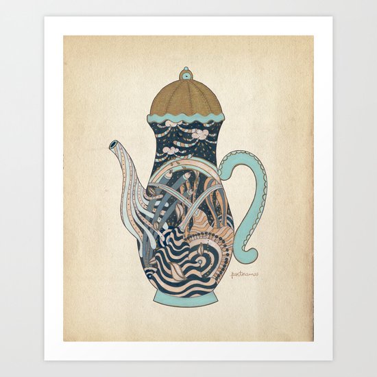 Tea Time Art Print