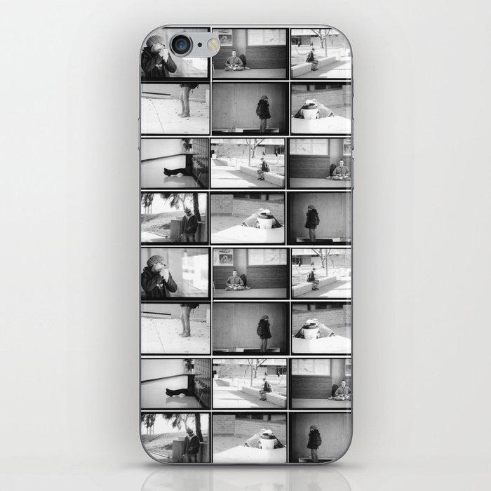 Black and White Film Photography Mixture iPhone Skin